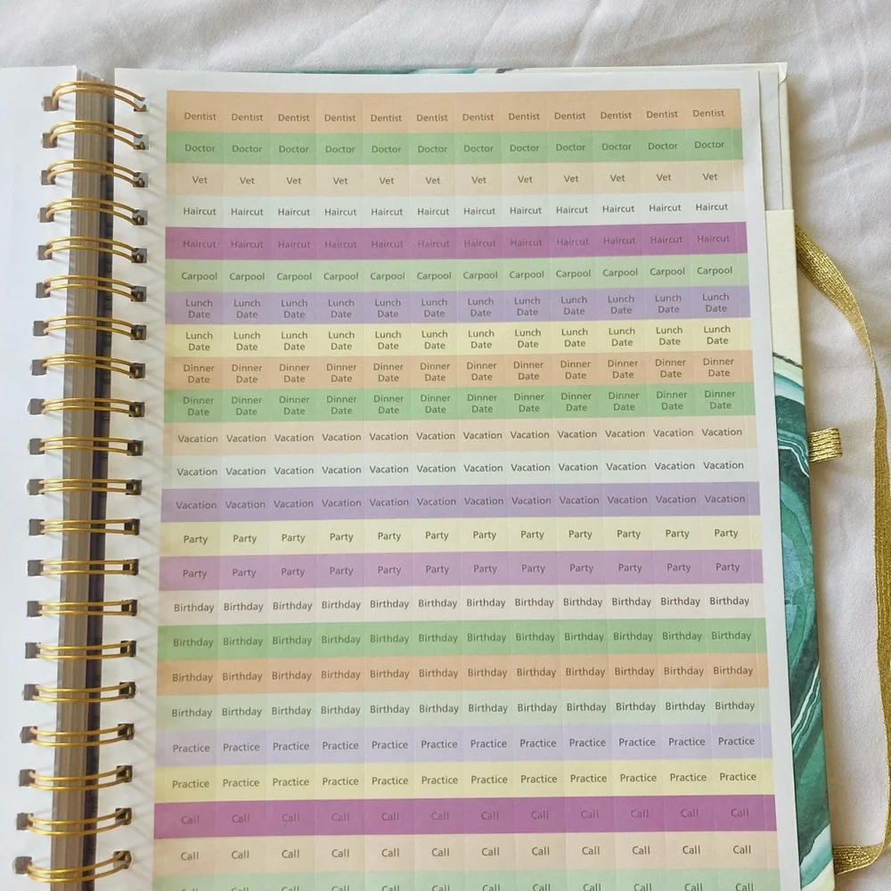 Daily Planner (Includes Stickers!)